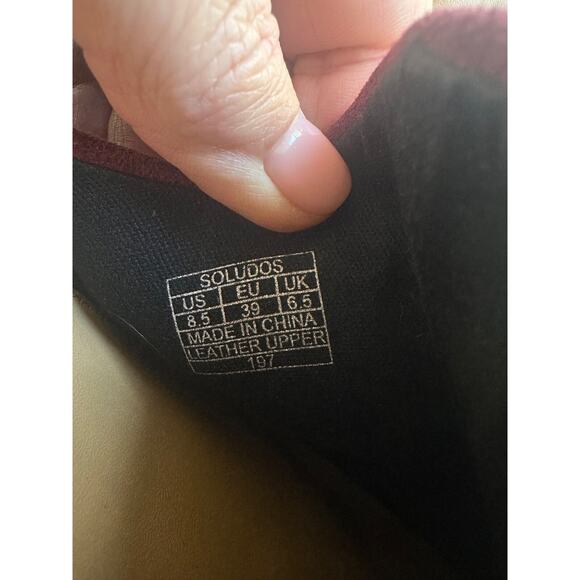 Soludos Womens Venetian Mules Size 8.5 Minimalist Slip On Western Stacked Heel - Picture 10 of 12